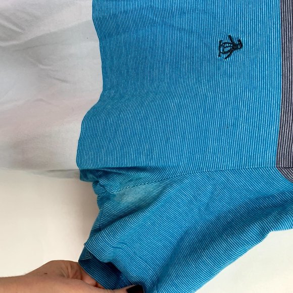 Penguin Polo Blue Striped L - Picture 3 of 5
